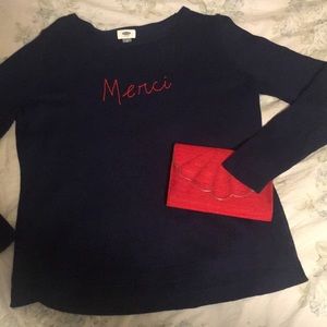 Old Navy navy blue sweater
